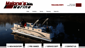 What Malonesmarine.com website looked like in 2019 (4 years ago)