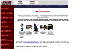 What Machinetoolsjwk.com website looked like in 2019 (4 years ago)