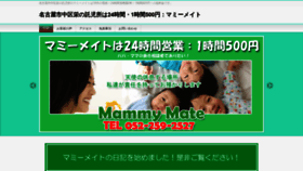 What Mammy-mate.com website looked like in 2019 (4 years ago)