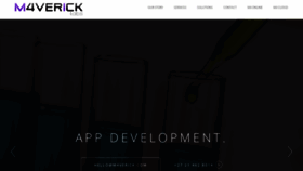 What M4verick.com website looked like in 2019 (4 years ago)