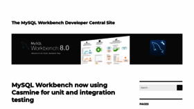 What Mysqlworkbench.org website looked like in 2019 (4 years ago)