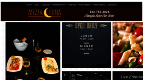 What Mezzalunagrill.com website looked like in 2019 (4 years ago)