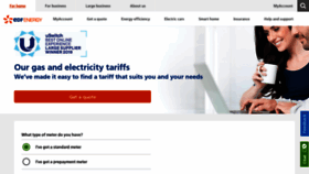 What My.edfenergy.com website looked like in 2019 (4 years ago)