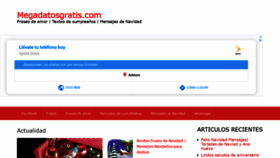 What Megadatosgratis.com website looked like in 2019 (4 years ago)