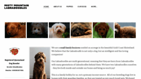 What Mistymountainlabradoodles.com website looked like in 2019 (4 years ago)