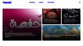 What Majalahnabawi.com website looked like in 2019 (4 years ago)
