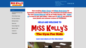 What Misskellysgym.com website looked like in 2019 (4 years ago)