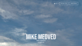 What Mikemedved.com website looked like in 2019 (4 years ago)