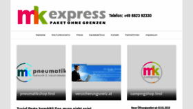 What Mk-express.com website looked like in 2019 (4 years ago)