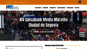 What Mediamaraton.infosegovia.com website looked like in 2019 (4 years ago)