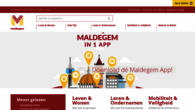 What Maldegem.be website looked like in 2019 (4 years ago)
