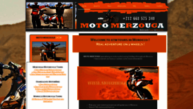 What Motomerzouga.com website looked like in 2019 (4 years ago)