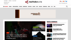 What Mataram.antaranews.com website looked like in 2019 (4 years ago)
