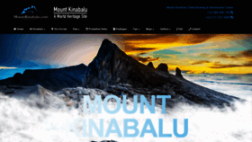 What Mountkinabalu.com website looked like in 2019 (4 years ago)