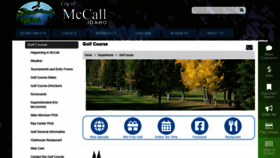 What Mccallgolfclub.com website looked like in 2019 (4 years ago)