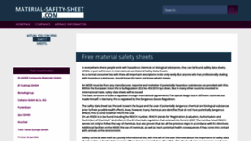 What Material-safety-sheet.com website looked like in 2019 (4 years ago)