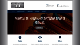 What Metaltej.com.mx website looked like in 2019 (6 years ago)
