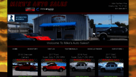 What Mikesautosales931.com website looked like in 2019 (4 years ago)