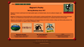What Magnanis.com website looked like in 2019 (4 years ago)