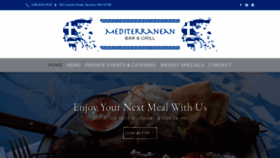 What Medbarandgrill.com website looked like in 2019 (4 years ago)