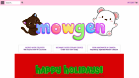 What Mowgen.com website looked like in 2019 (4 years ago)
