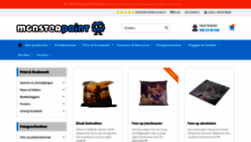 What Monsterprint.nl website looked like in 2019 (4 years ago)