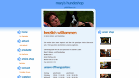What Maryshundeshop.ch website looked like in 2019 (4 years ago)