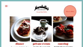 What Marabellasfamilyrestaurant.com website looked like in 2019 (4 years ago)