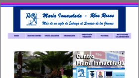 What Mariainmaculada-riosrosas.es website looked like in 2019 (4 years ago)