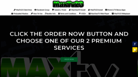 What Maxtv23.com website looked like in 2019 (4 years ago)