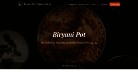 What Mybiryanipot.com website looked like in 2019 (4 years ago)