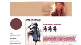 What Marshasvintage.com website looked like in 2019 (4 years ago)