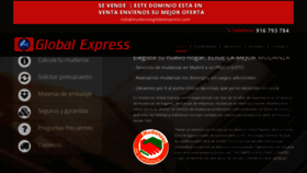 What Mudanzasglobalexpress.com website looked like in 2019 (4 years ago)