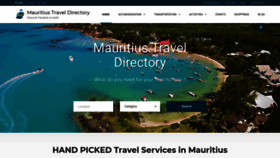 What Mauritiusdirectory.org website looked like in 2019 (4 years ago)
