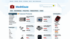 What Meditequip.com website looked like in 2019 (4 years ago)