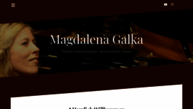 What Magdalena-galka.de website looked like in 2019 (4 years ago)