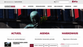 What Marikenhuis.nl website looked like in 2019 (4 years ago)