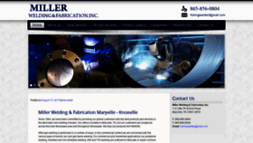 What Millerweldingtn.com website looked like in 2019 (4 years ago)