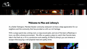 What Moeandjohnnys.com website looked like in 2019 (4 years ago)