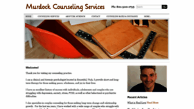 What Murdockcounseling.com website looked like in 2019 (4 years ago)
