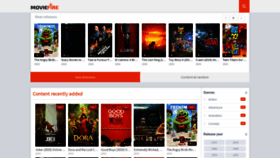 What Moviefire.net website looked like in 2019 (4 years ago)