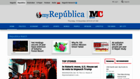 What Myrepublica.com website looked like in 2019 (4 years ago)