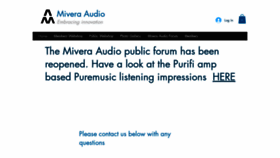 What Miveraaudio.com website looked like in 2019 (4 years ago)