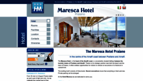 What Marescahotelpraiano.com website looked like in 2019 (4 years ago)