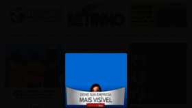 What Marechalnoticias.com.br website looked like in 2019 (4 years ago)