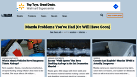 What Mazdaproblems.com website looked like in 2019 (6 years ago)