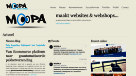 What Moopa.nl website looked like in 2019 (4 years ago)