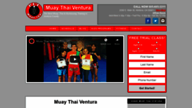What Muaythaiventura.com website looked like in 2019 (4 years ago)