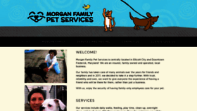 What Morganspets.com website looked like in 2019 (4 years ago)