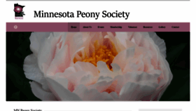 What Mnpeony.org website looked like in 2019 (4 years ago)